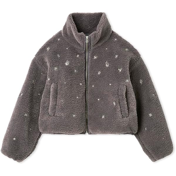 Amazon | [ファーファー] バイカラーツイードスタジャン RWFJ241035